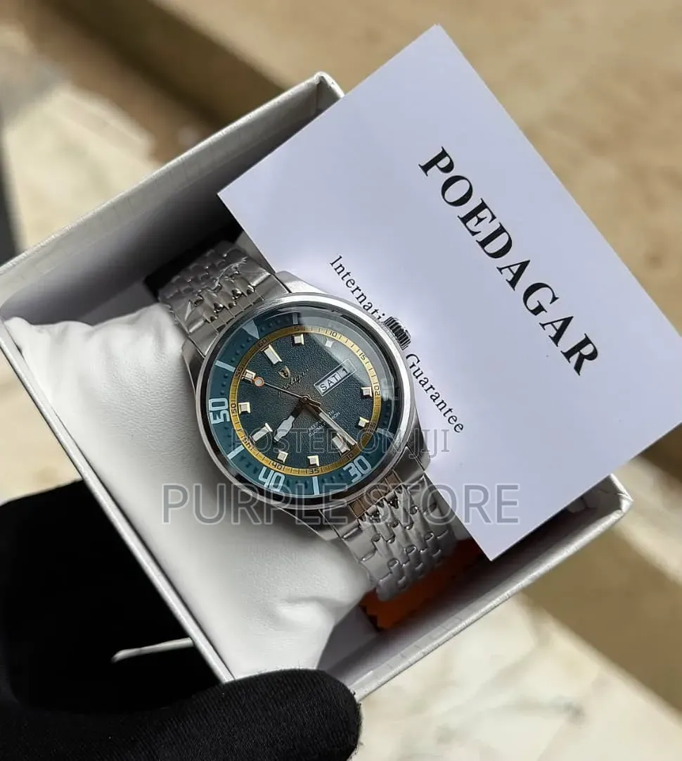 Poedagar Simple Watches Steel Non Tarnish Watch