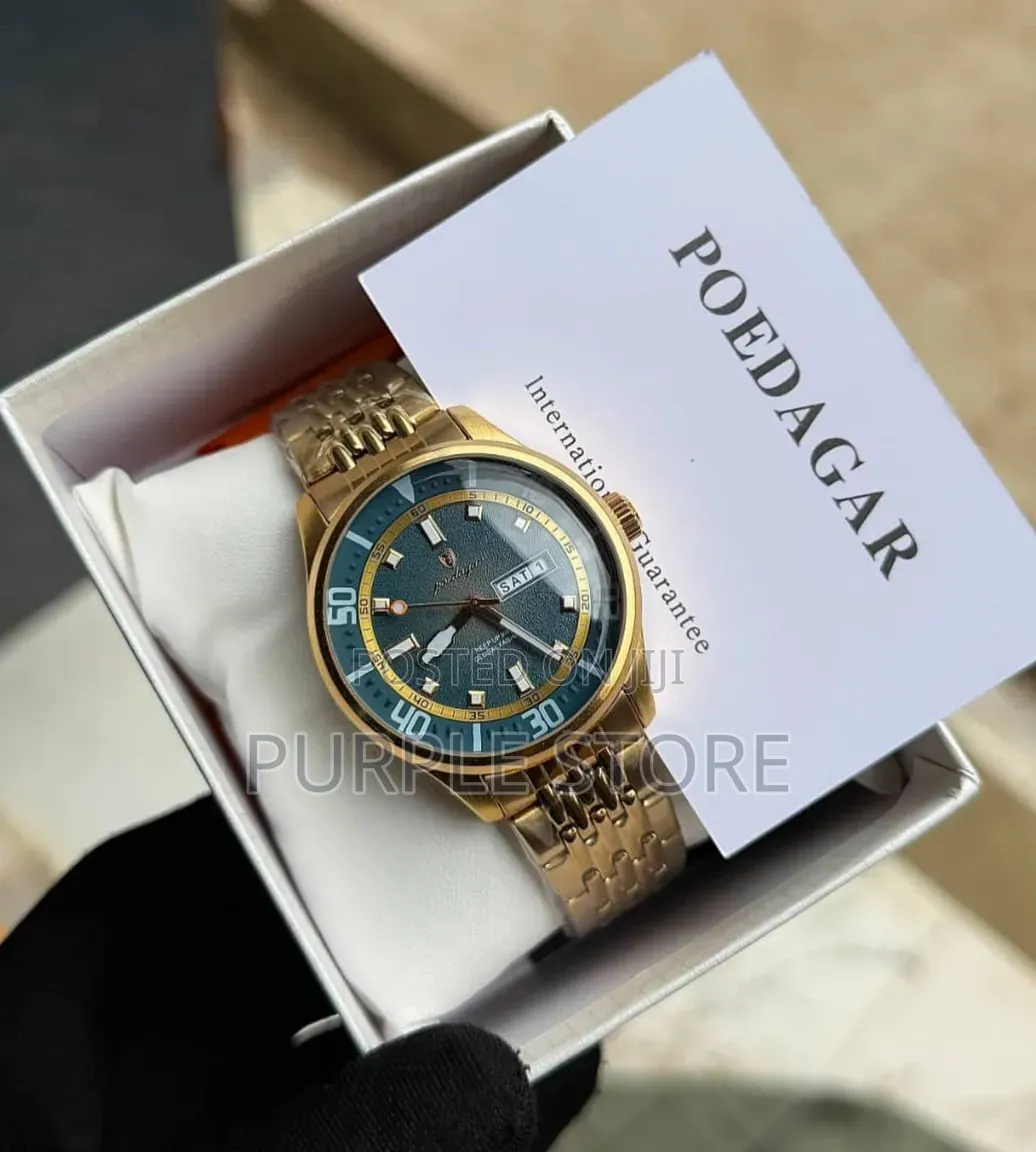 Poedagar Simple Watches Steel Non Tarnish Watch