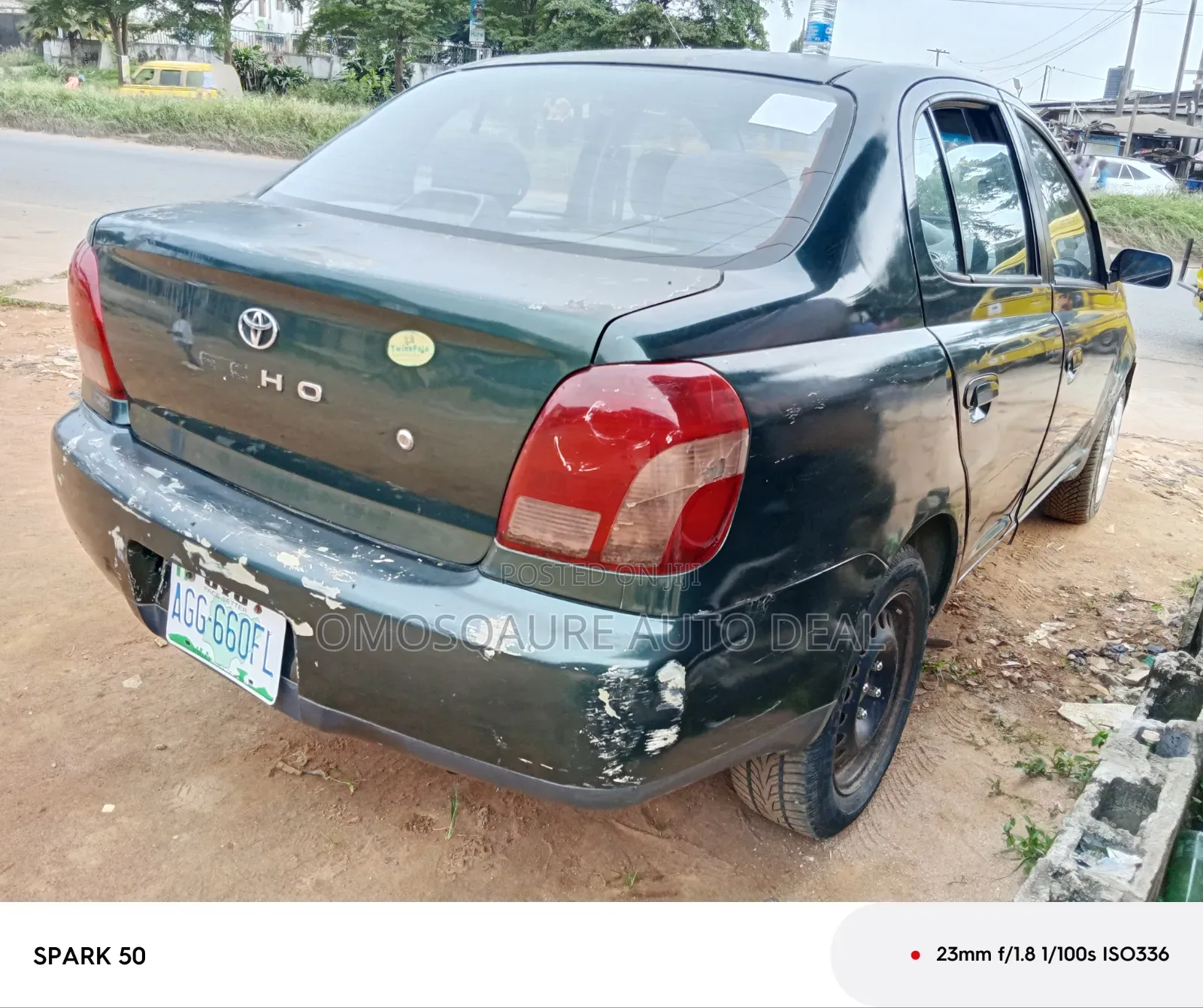 Toyota Echo 2002 Green