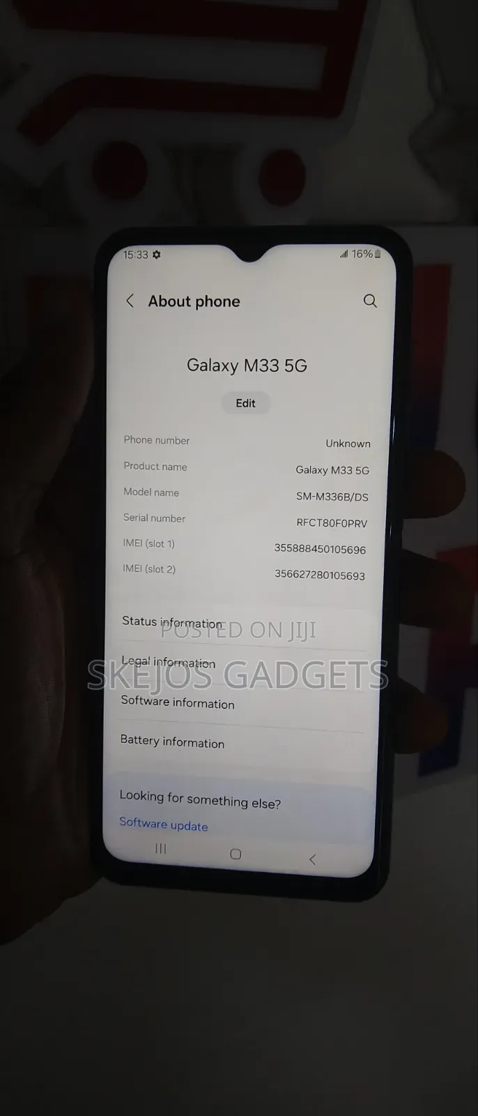 Samsung Galaxy M33 5G 128 GB Blue