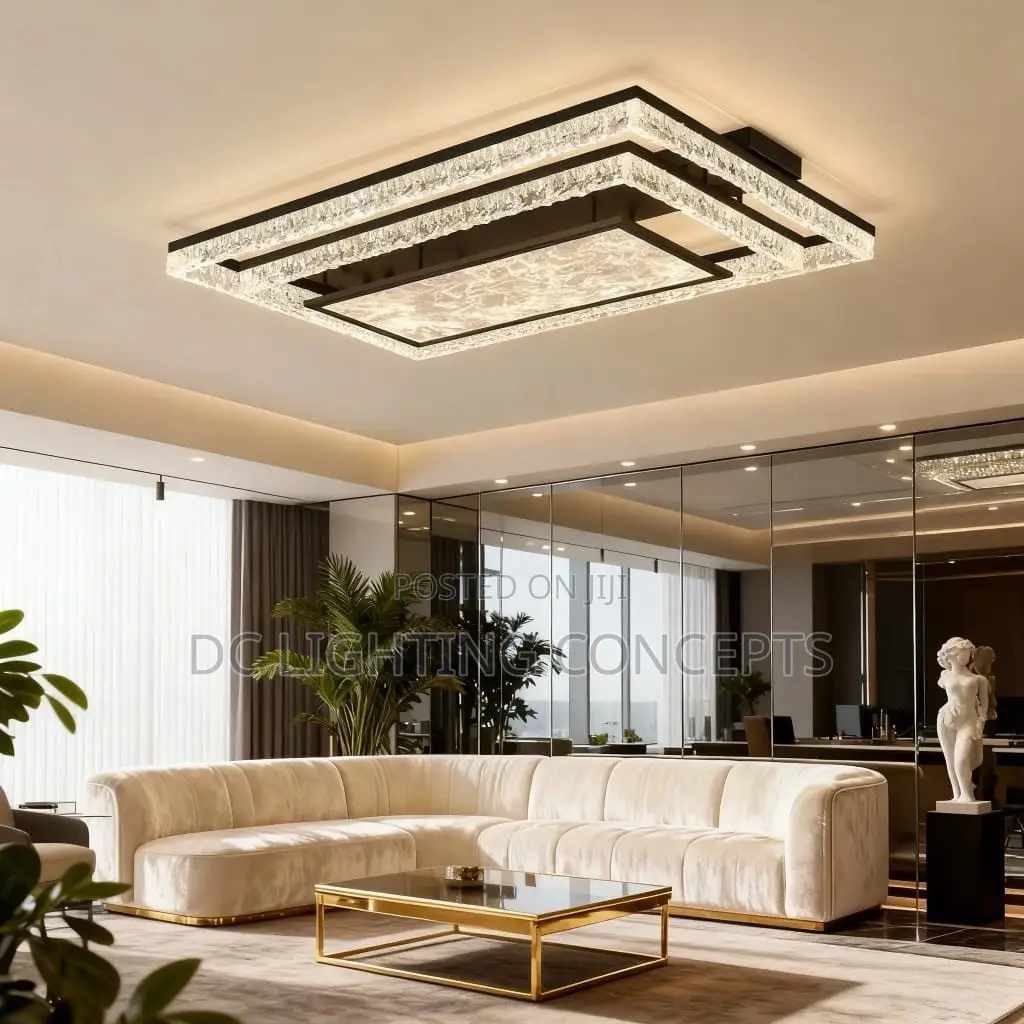 Modern Acrylic Led Ceiling Light for Living Room and Bedroom.