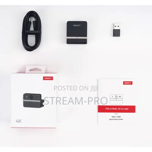 OBSBOT Meet Flip AI-Powered Foldable Webcam
