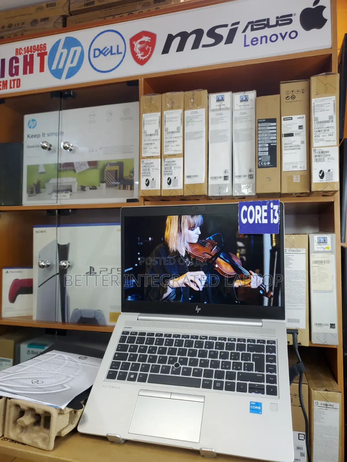 New Laptop HP EliteBook 840 G1 4GB Intel Core i3 SSD 512GB