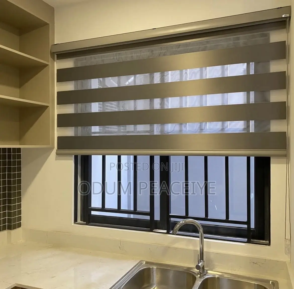 Day and Night Blinds....Ash,black and Beige