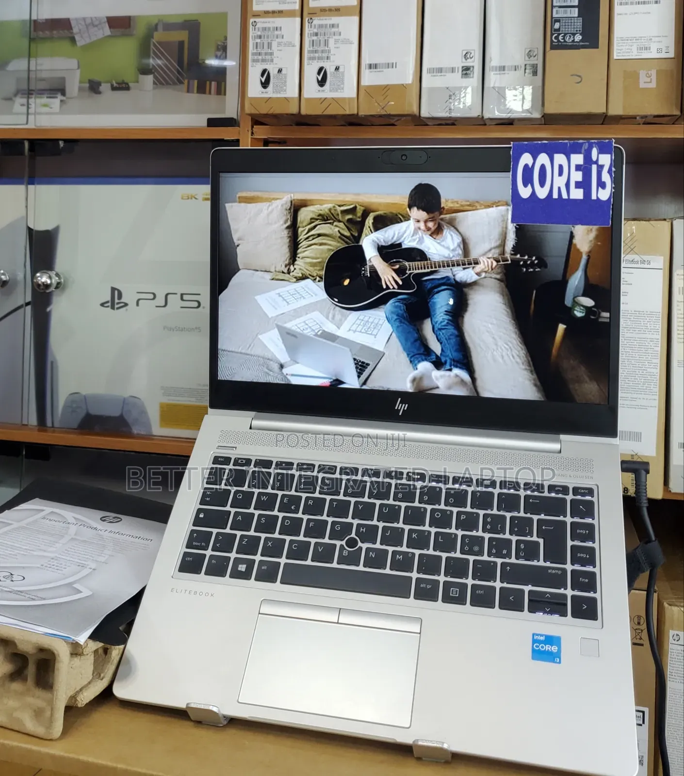 New Laptop HP EliteBook 840 G1 4GB Intel Core i3 SSD 512GB