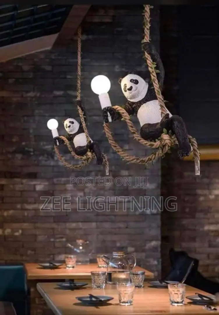 Konfu Panda Pendant Chandelier