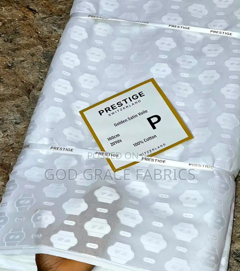 100% Quality Prestige Jacquard Cotton Voile