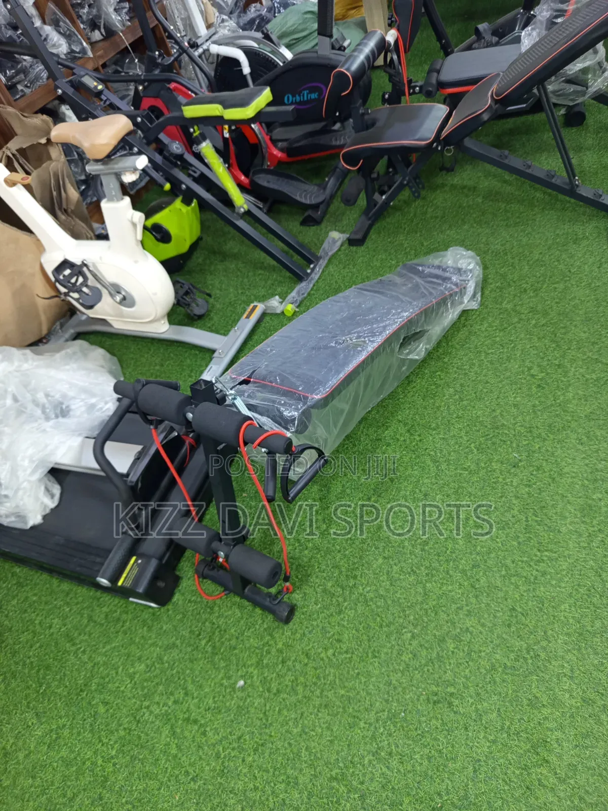 Set Up Bench With Rope