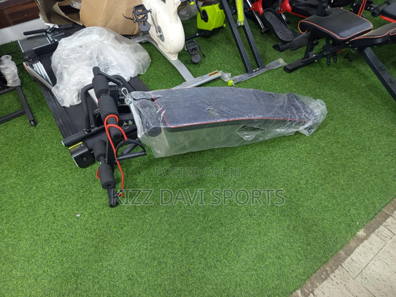 Set Up Bench With Rope