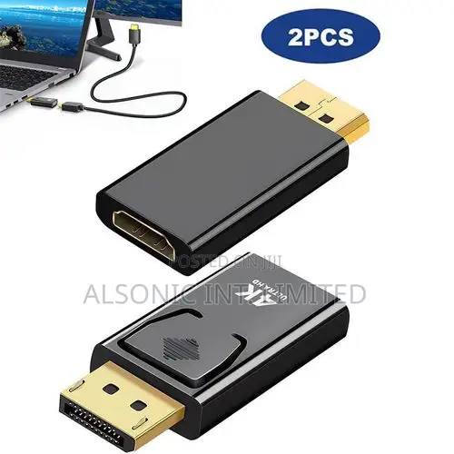 Display Port Male to Male HDMI X2K 1080P DP to HDMI Adapter
