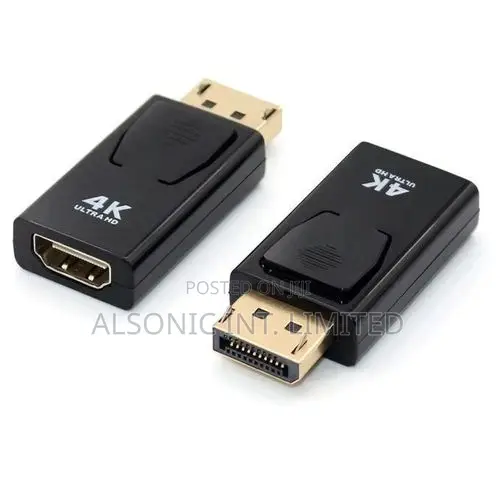 Display Port Male to Male HDMI X2K 1080P DP to HDMI Adapter