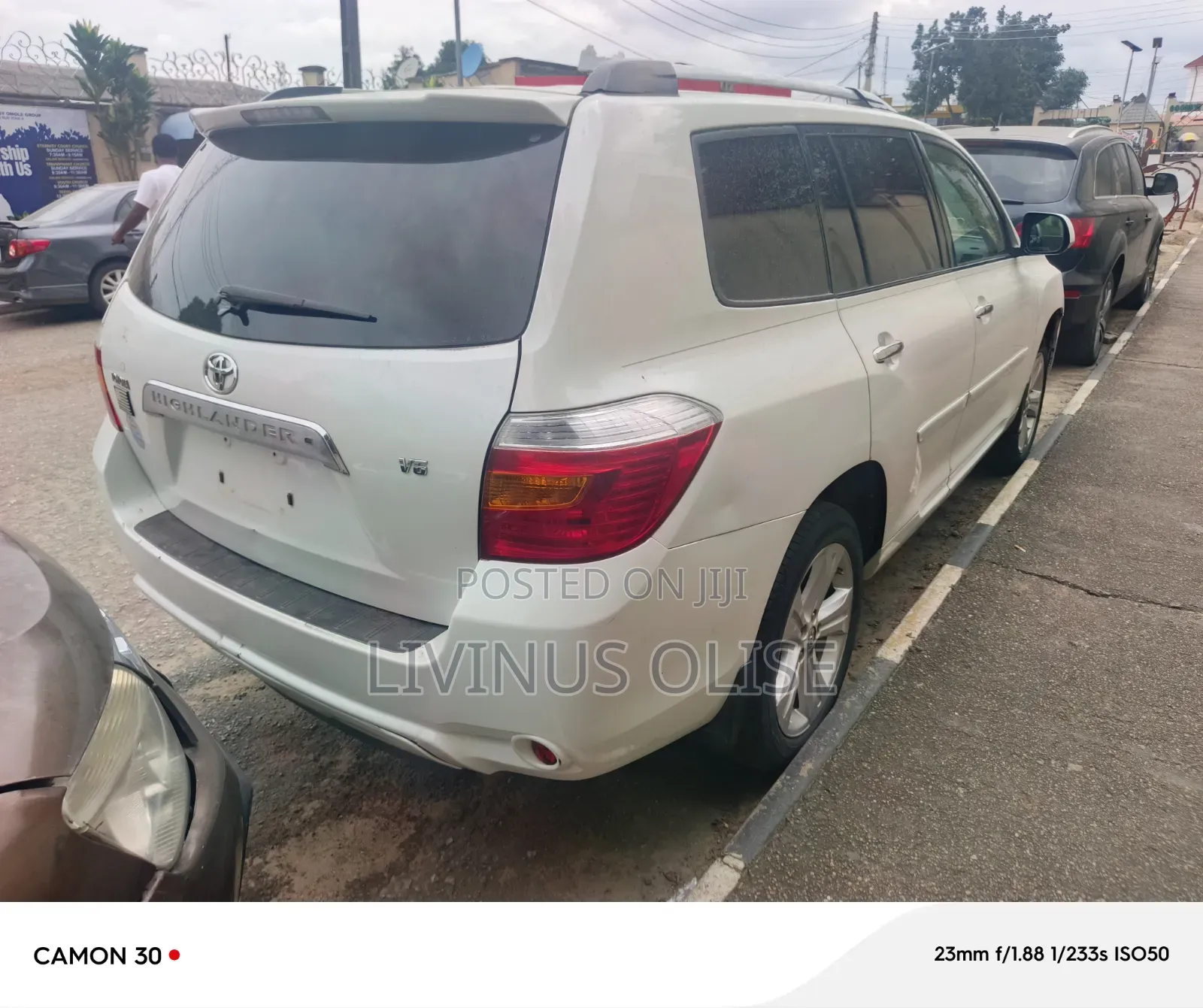 Toyota Highlander 2008 White