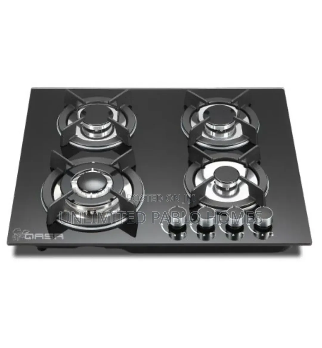 Maxilon Italy 4-Burner Built-in Luxury Gas Hob/ Glass