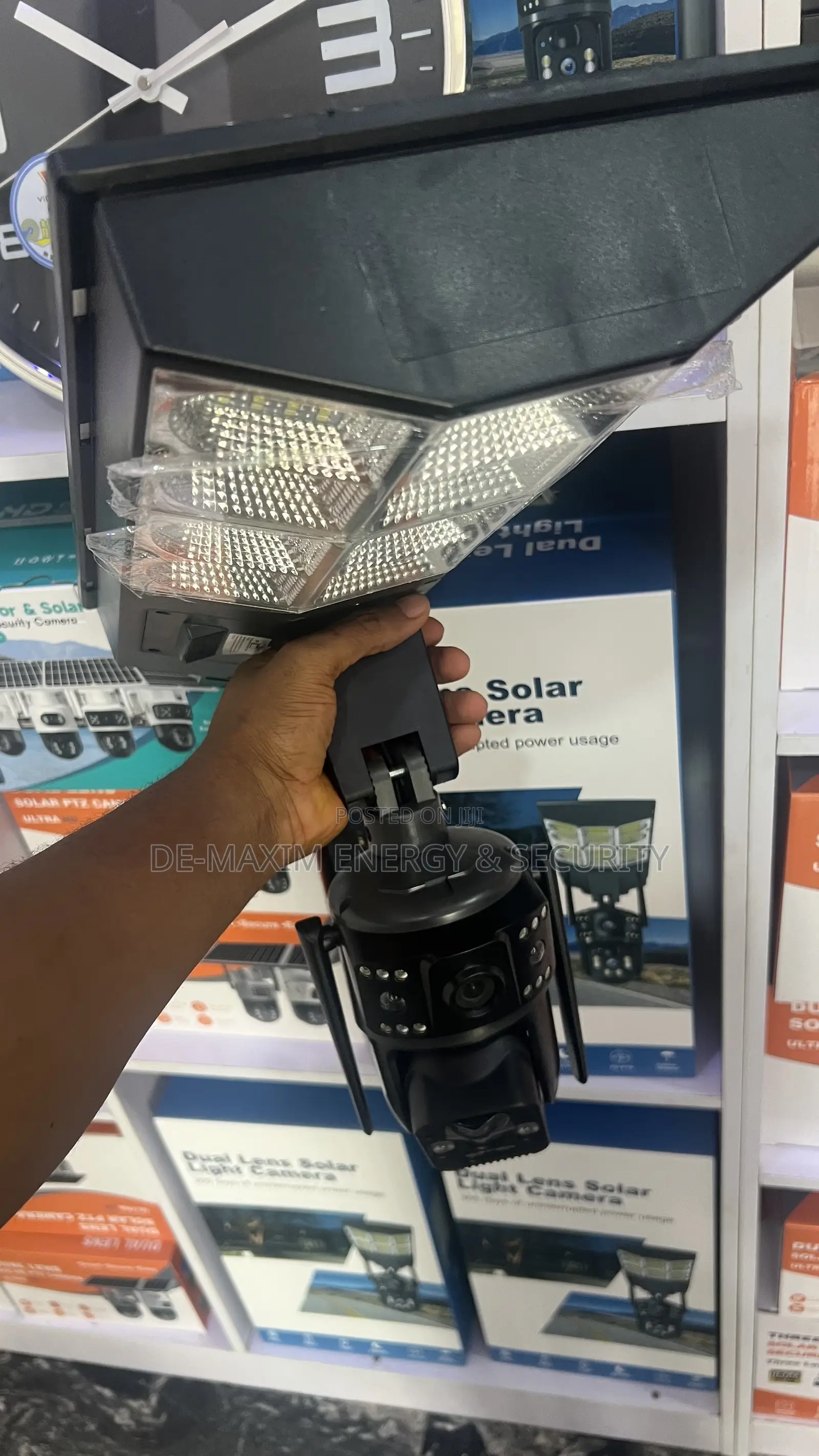 PTZ Camera With Solar Light