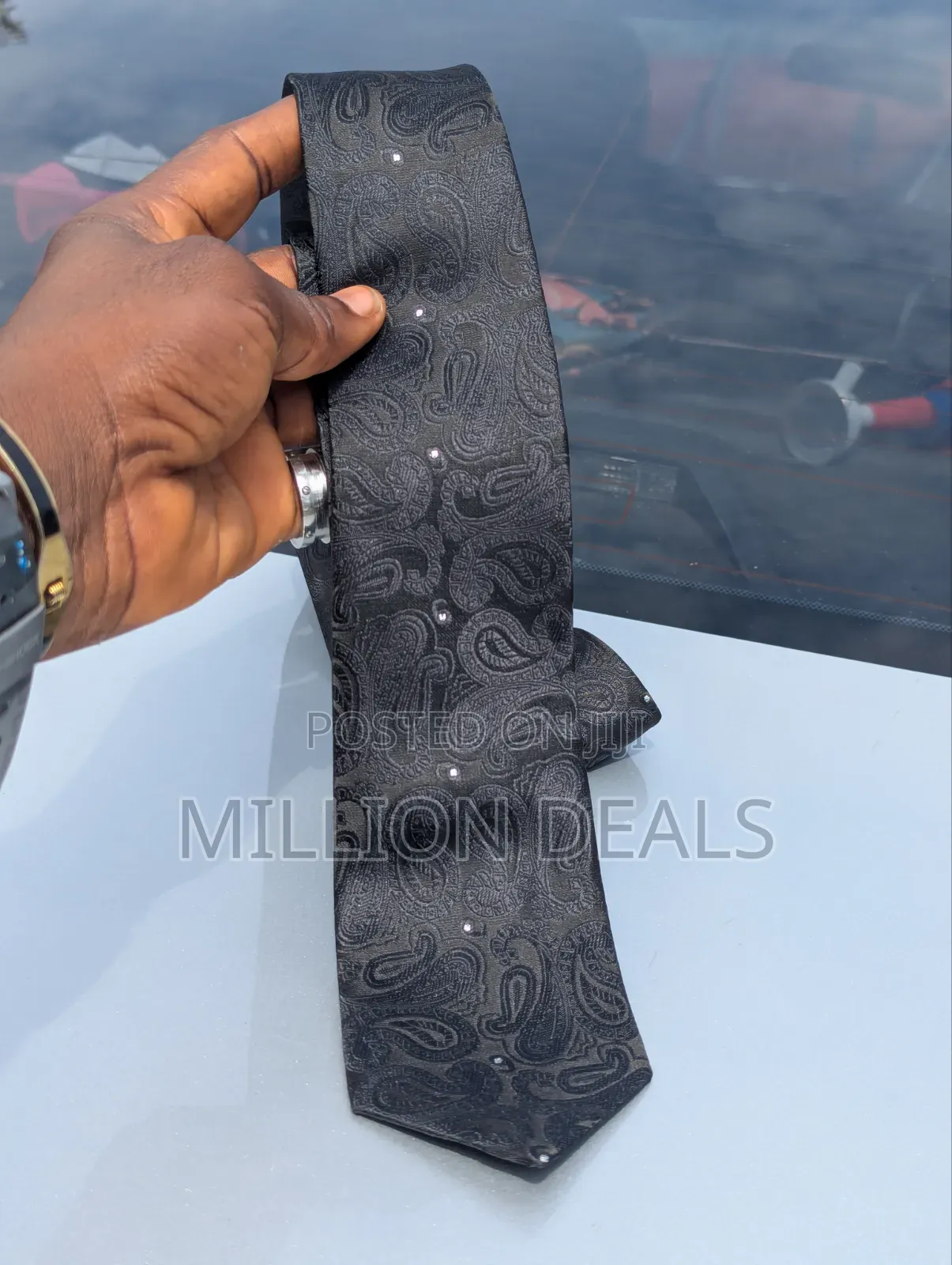 Black Damas Stylish Men's Corporate Tie