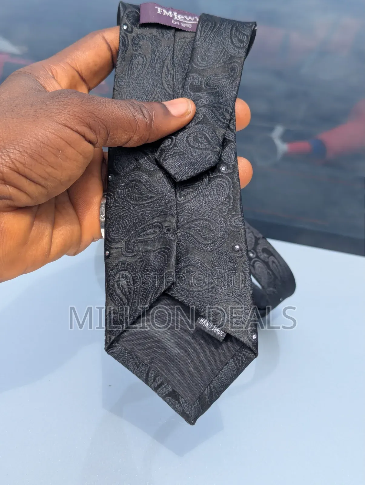 Black Damas Stylish Men's Corporate Tie