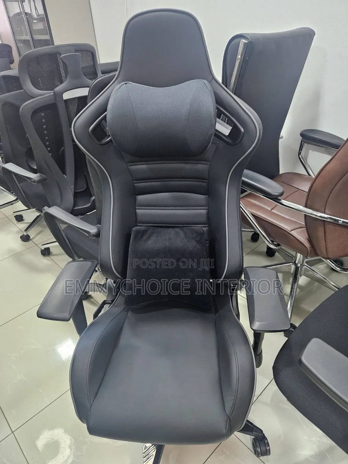 High Standard Air Comfort Chair With Lumber Support and Neck Support
