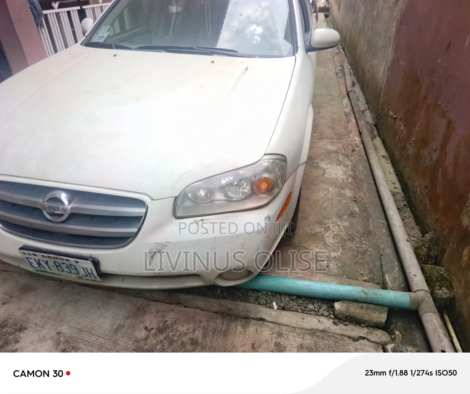 Nissan Maxima 2002 White
