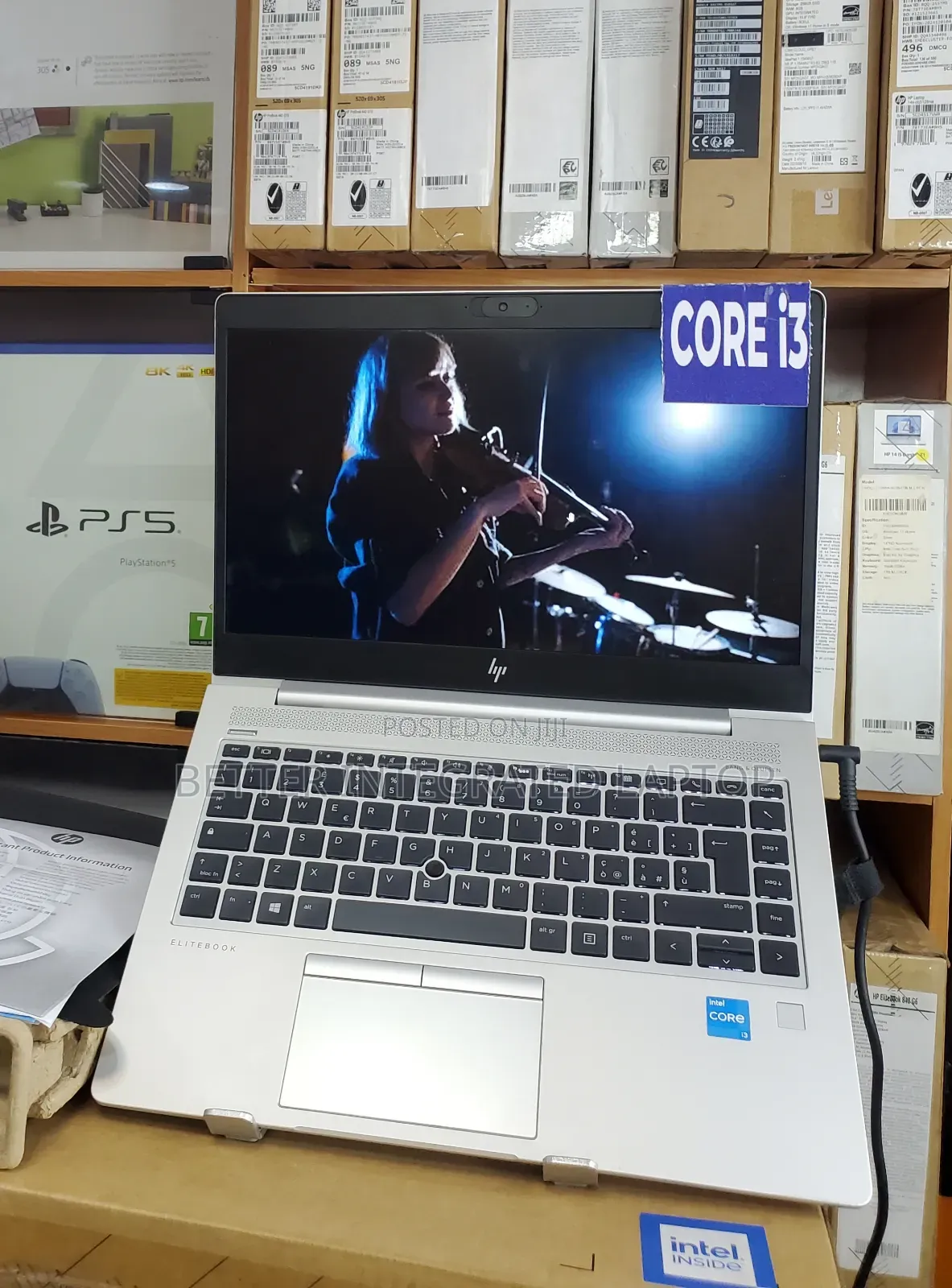New Laptop HP EliteBook 840 G2 8GB Intel Core i3 SSD 256GB