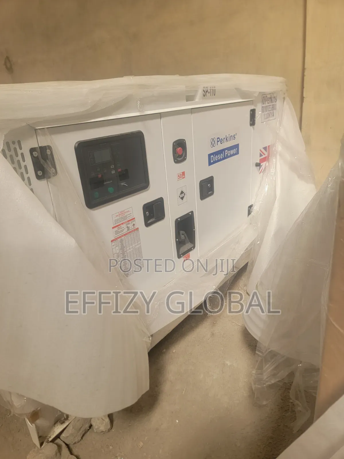 110kVA Heavyduty Perkins Soundproof Diesel Generator 100%copper