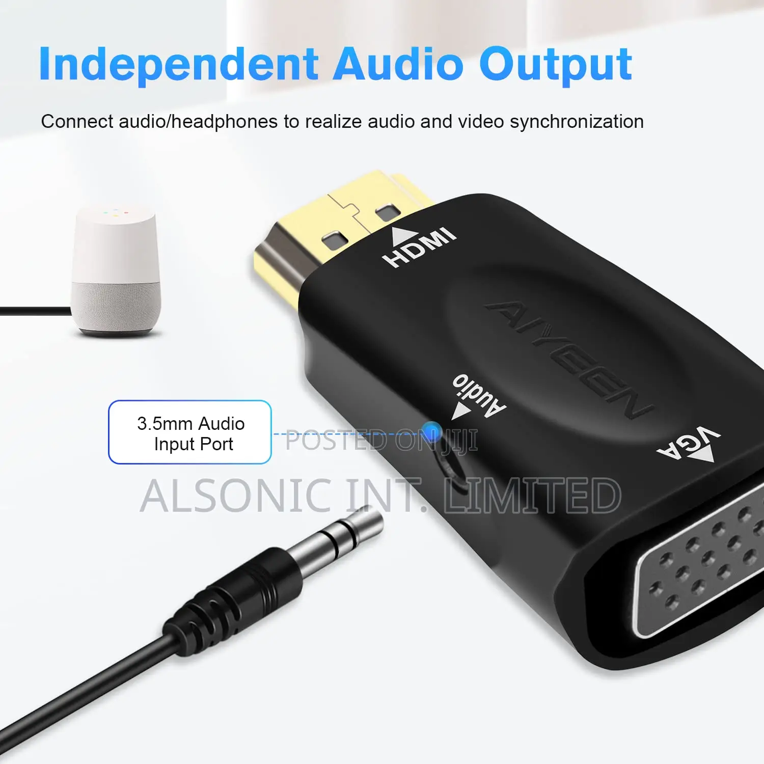 High-Quality HDMI to VGA Adapter