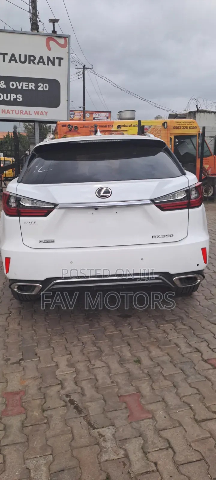 Lexus RX 350 F Sport AWD 2017 White