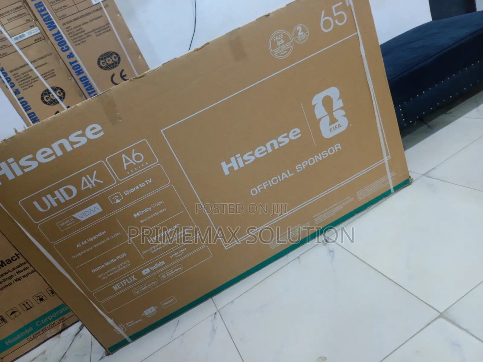 Hisense 65A6Q 65" Smart TV – Smooth Motion AI Upscaling