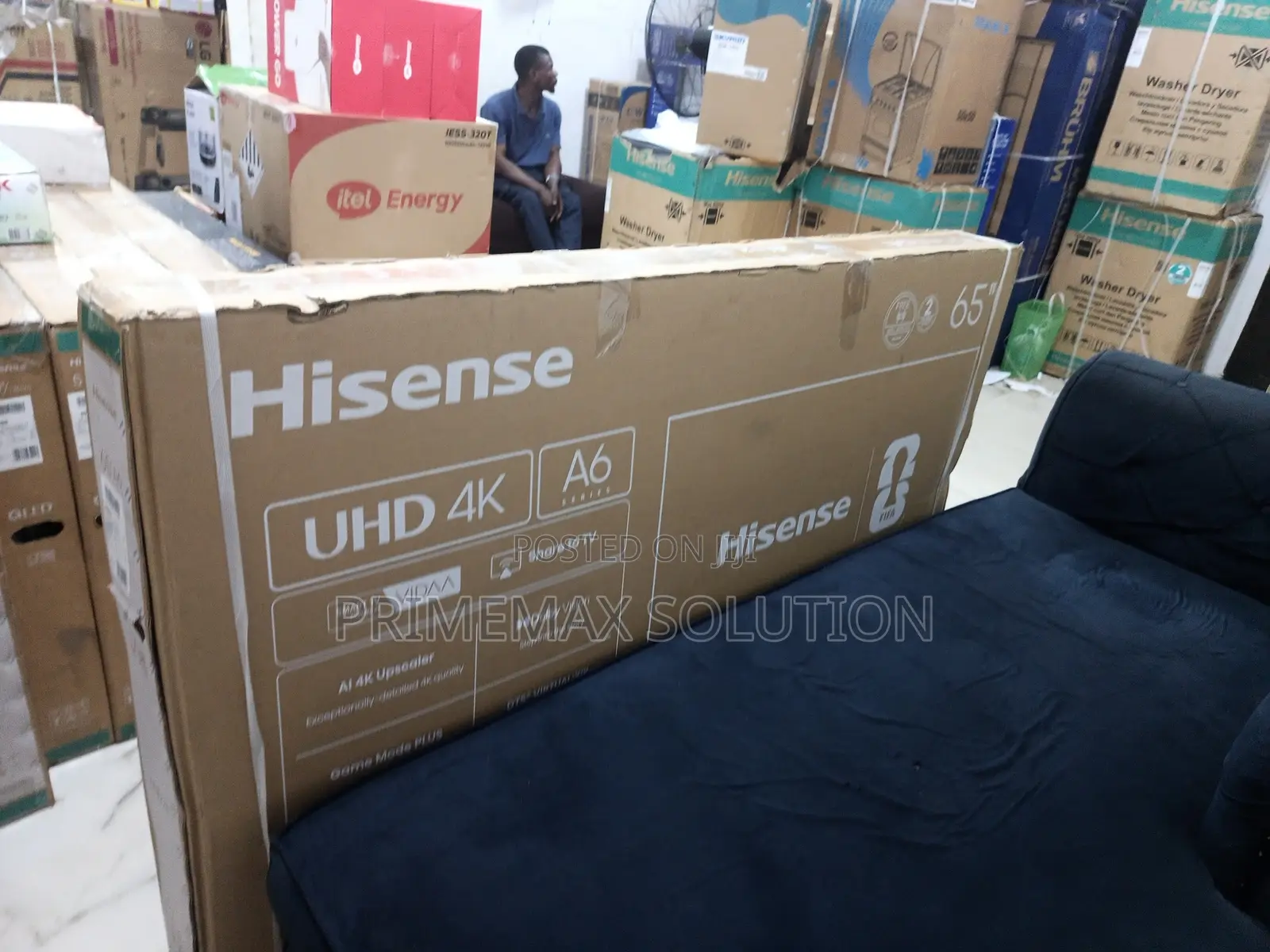 Hisense 65A6Q 65" Smart TV – Smooth Motion AI Upscaling