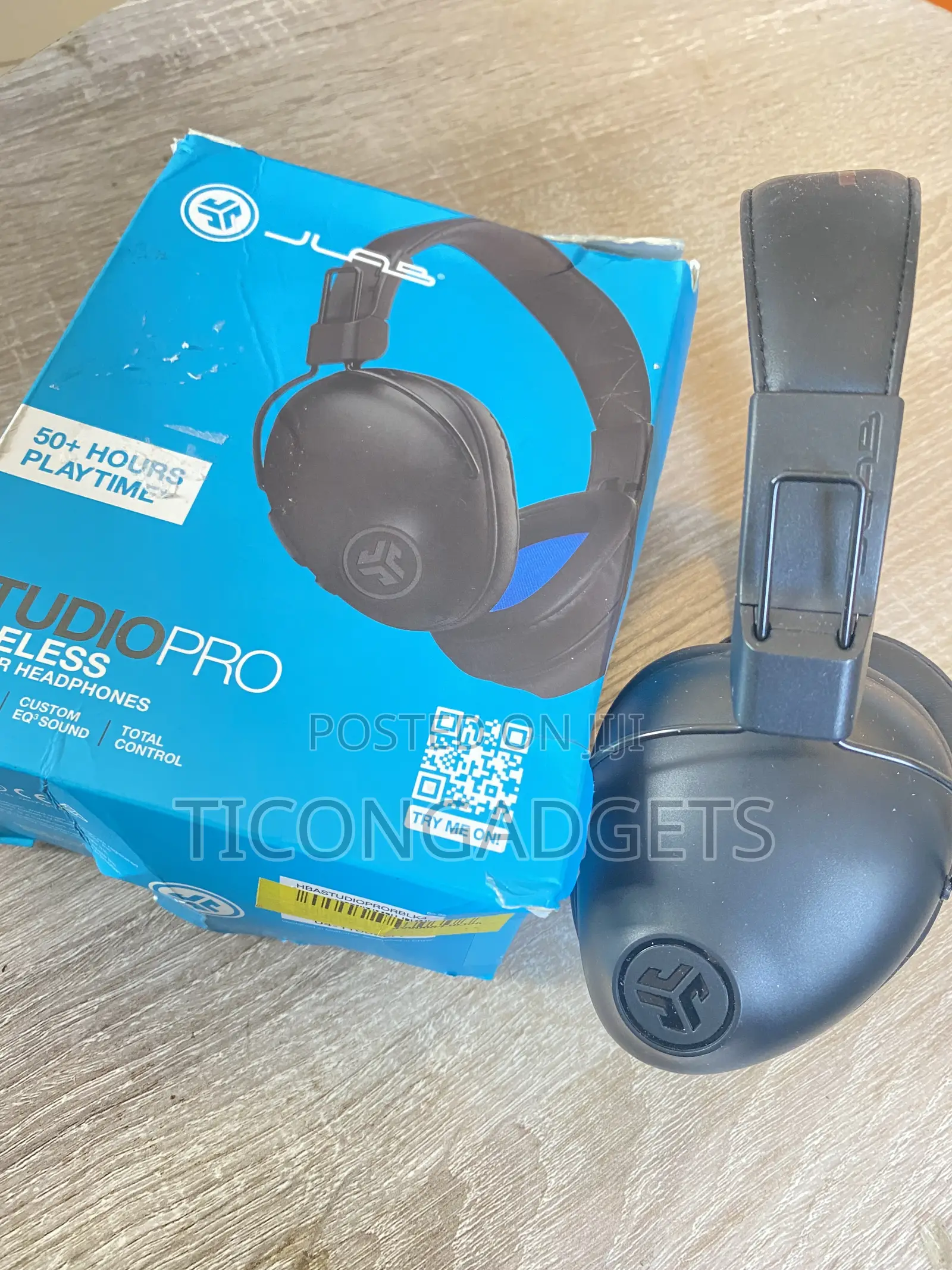 JLab Studio Pro ANC Bluetooth Wireless Over-Ear Headphones
