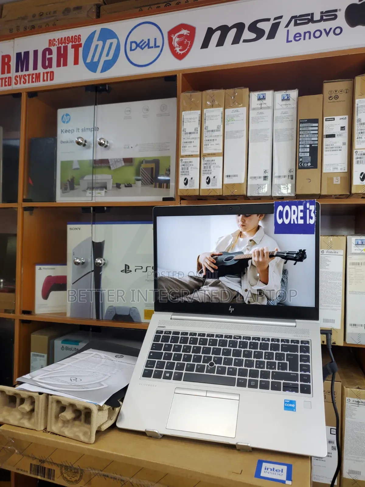 New Laptop HP EliteBook 840 G2 12GB Intel Core i3 SSD 256GB