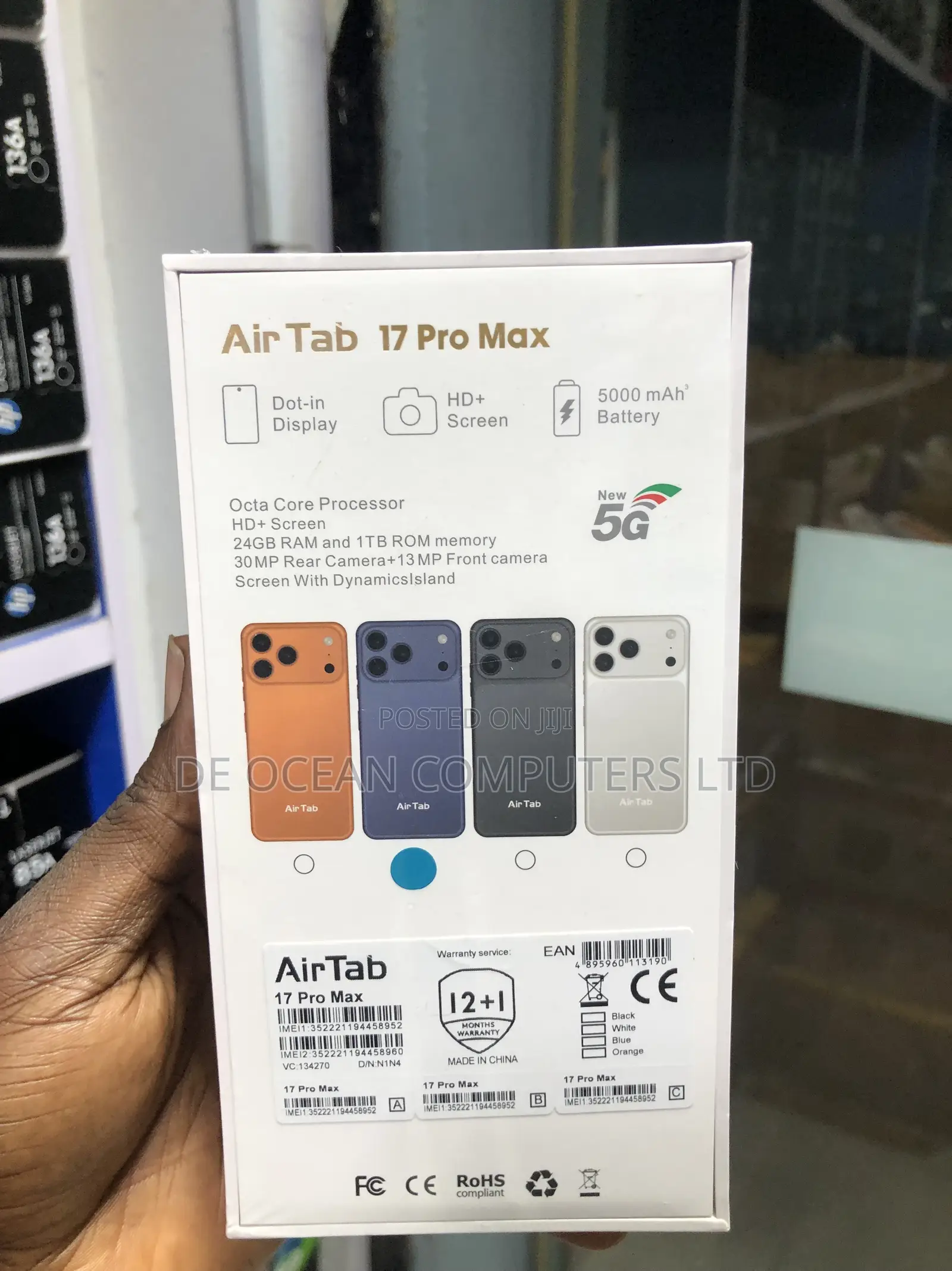New Mobile Phone 1 TB Blue