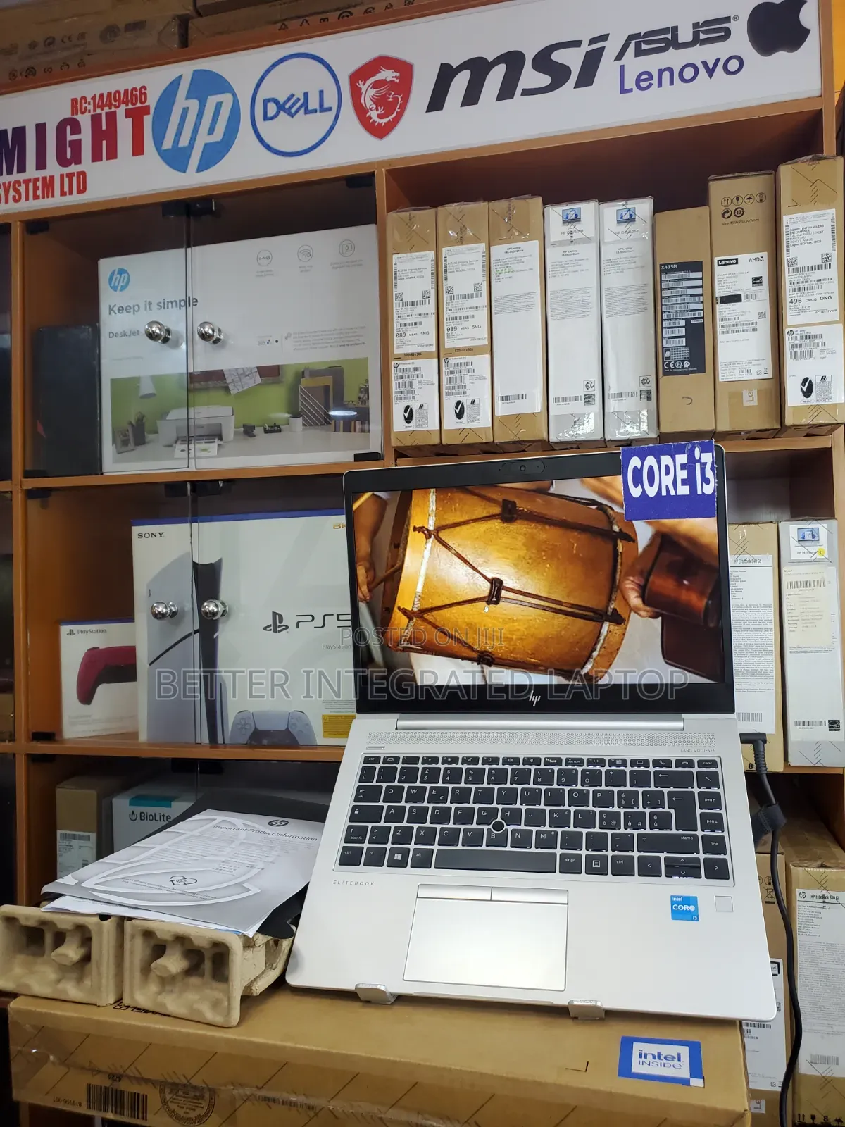 New Laptop HP EliteBook 840 G2 4GB Intel Core i3 SSD 512GB