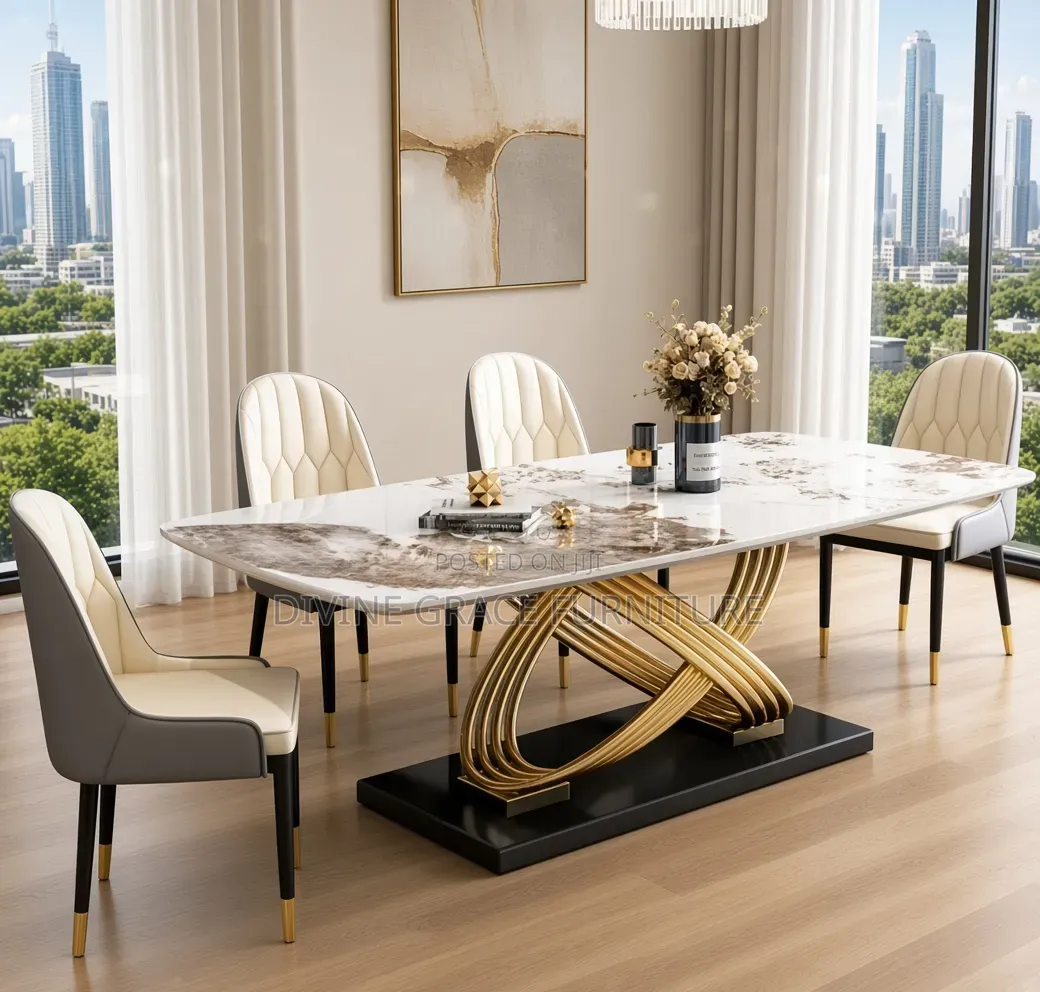 Aurelia Helix Dinning Table Set