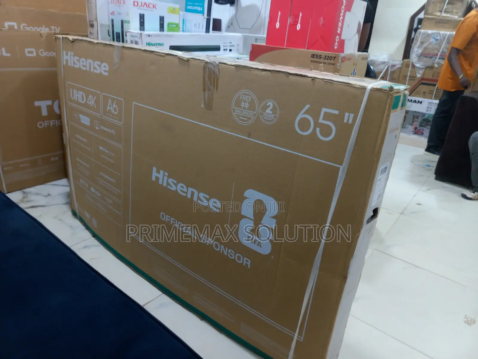Hisense 65A6Q A6 Series 65" Ultra HD Smart TV – WiFi Ready