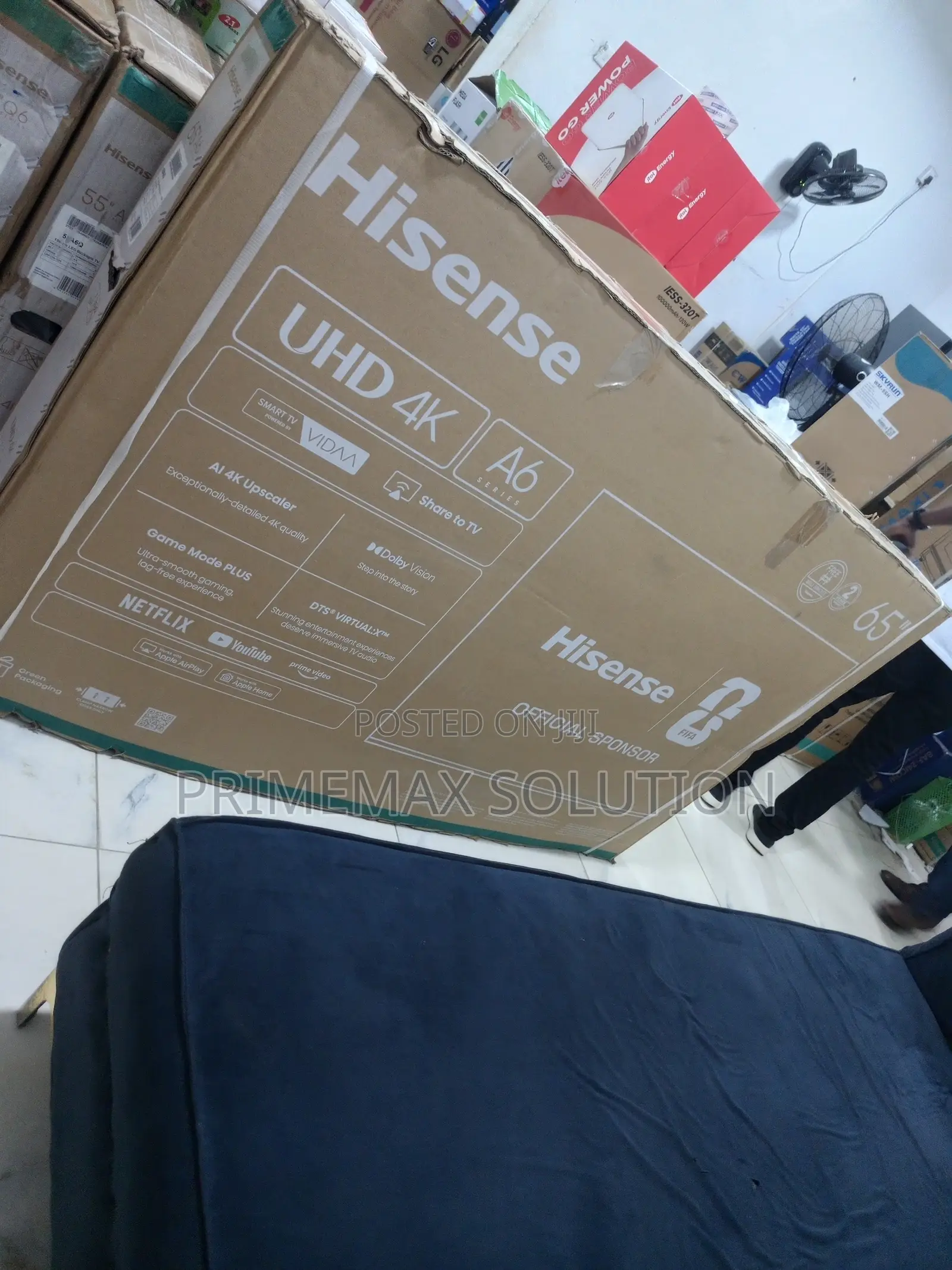 Hisense 65A6Q A6 Series 65" Ultra HD Smart TV – WiFi Ready