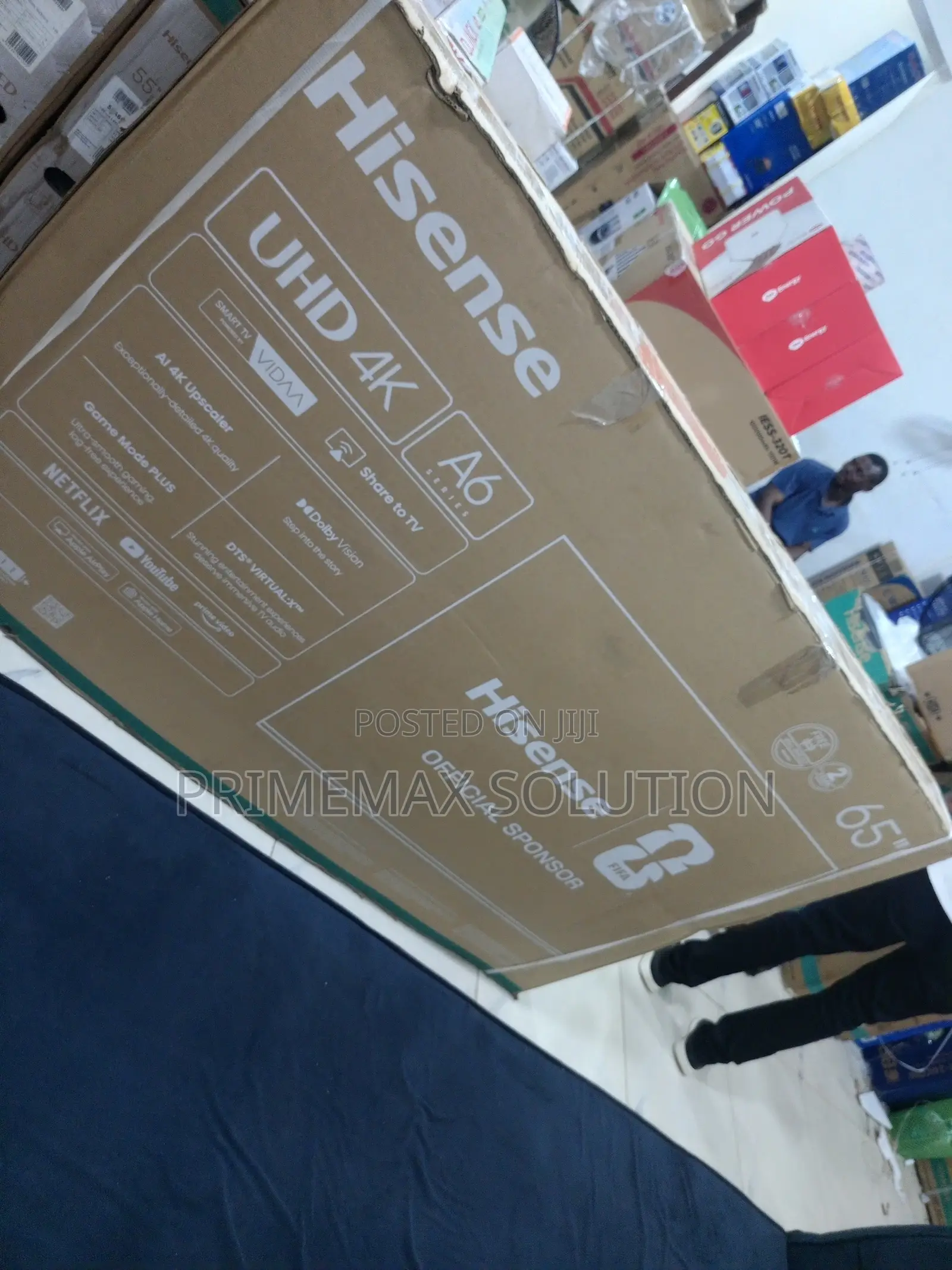 Hisense 65 Inch UHD Smart TV 65A6Q – Big Screen Entertainment