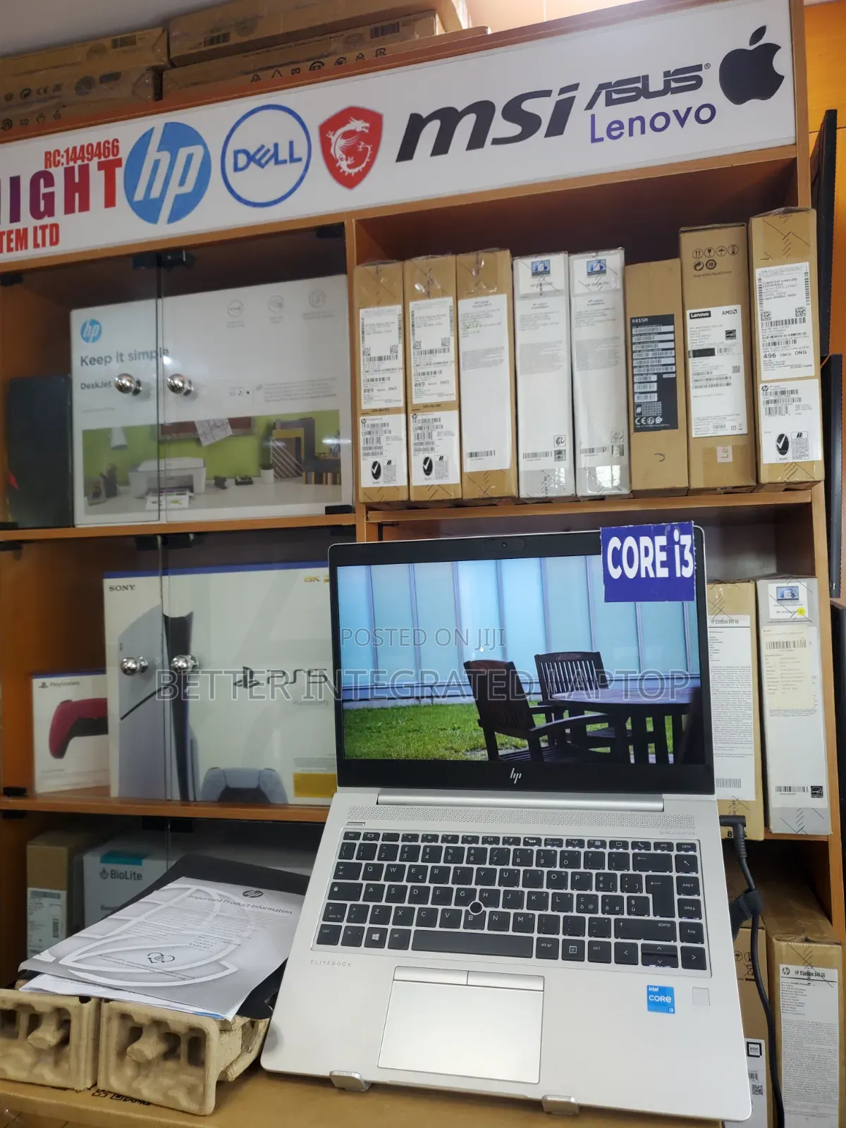 New Laptop HP EliteBook 840 G2 12GB Intel Core i3 SSD 512GB