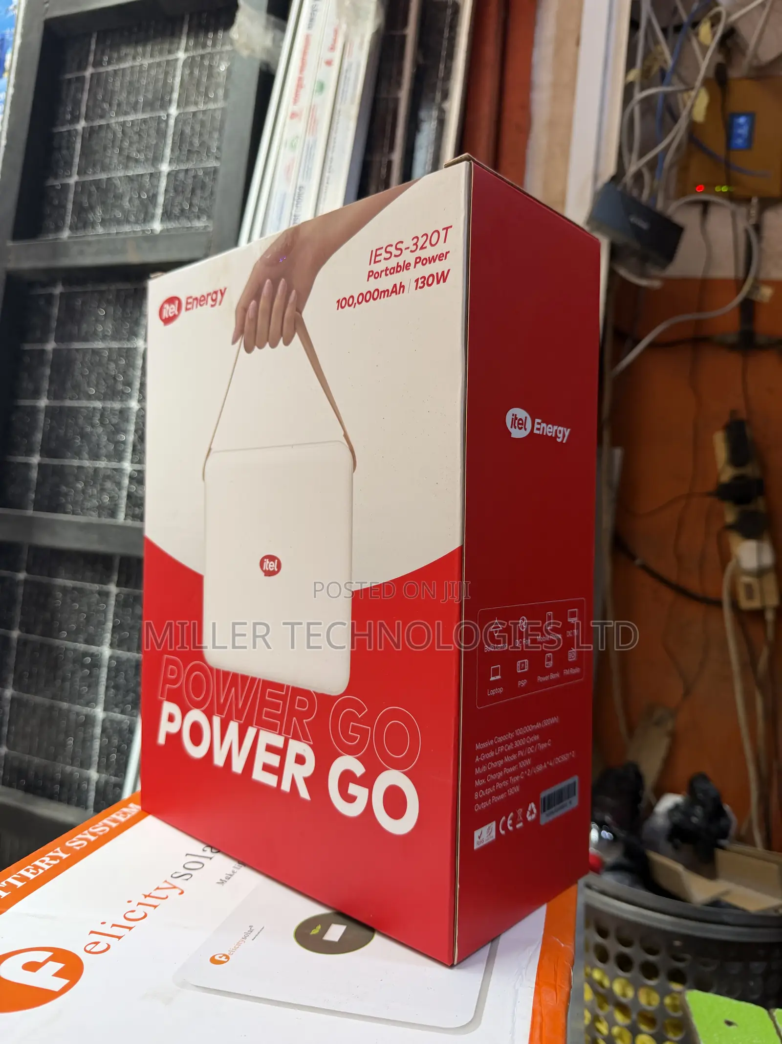 Original Itel PowerGo 100,000mAh 130W Power Station
