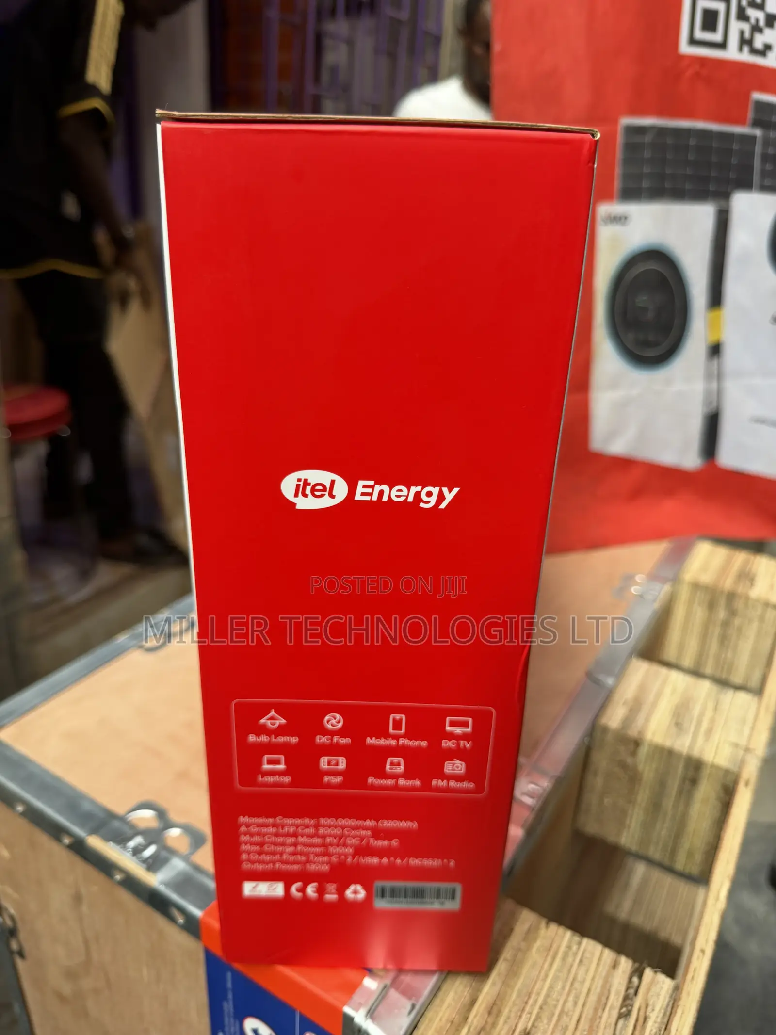 Itel PowerGo 100,000mAh Rechargeable Power Station