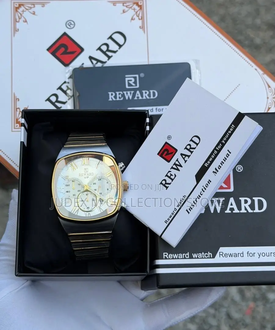 New High Grade Reward Active Chronograph Chain Wristwatch