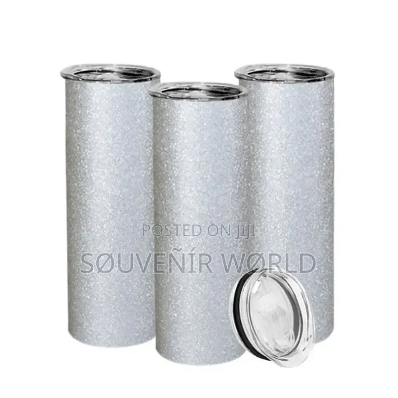Silver Tumbler Help Keep Drinks Hot or Cold