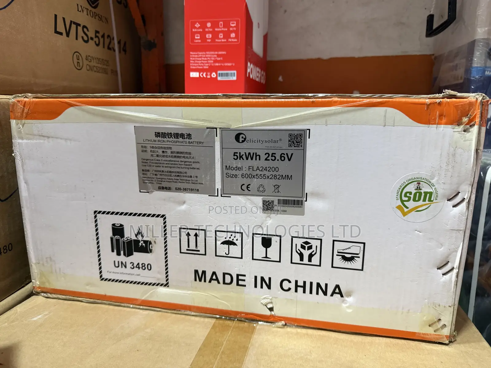 Felicity Solar 5kWh Deep Cycle Lithium Battery – 24V