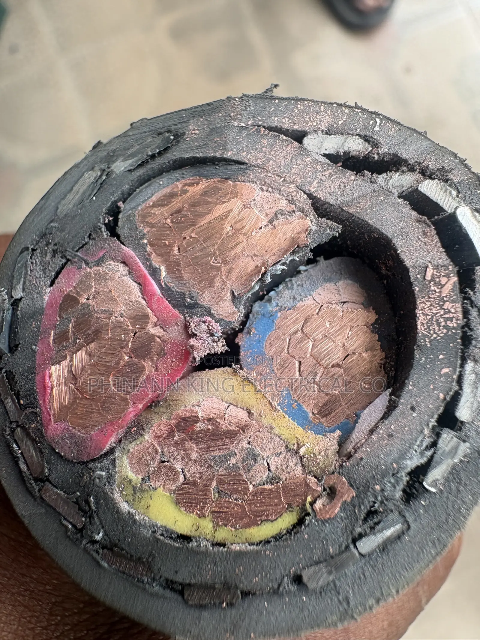 Original Kabelmetal 50mm 4 Core Armoured Copper Cable Full Gauge