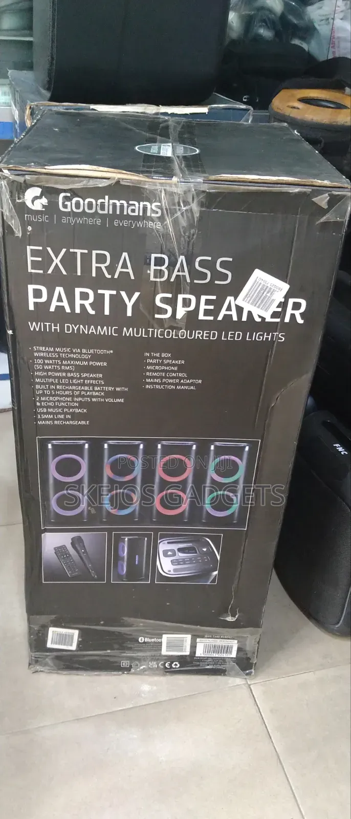 Goodman Extra Bass Party Speaker