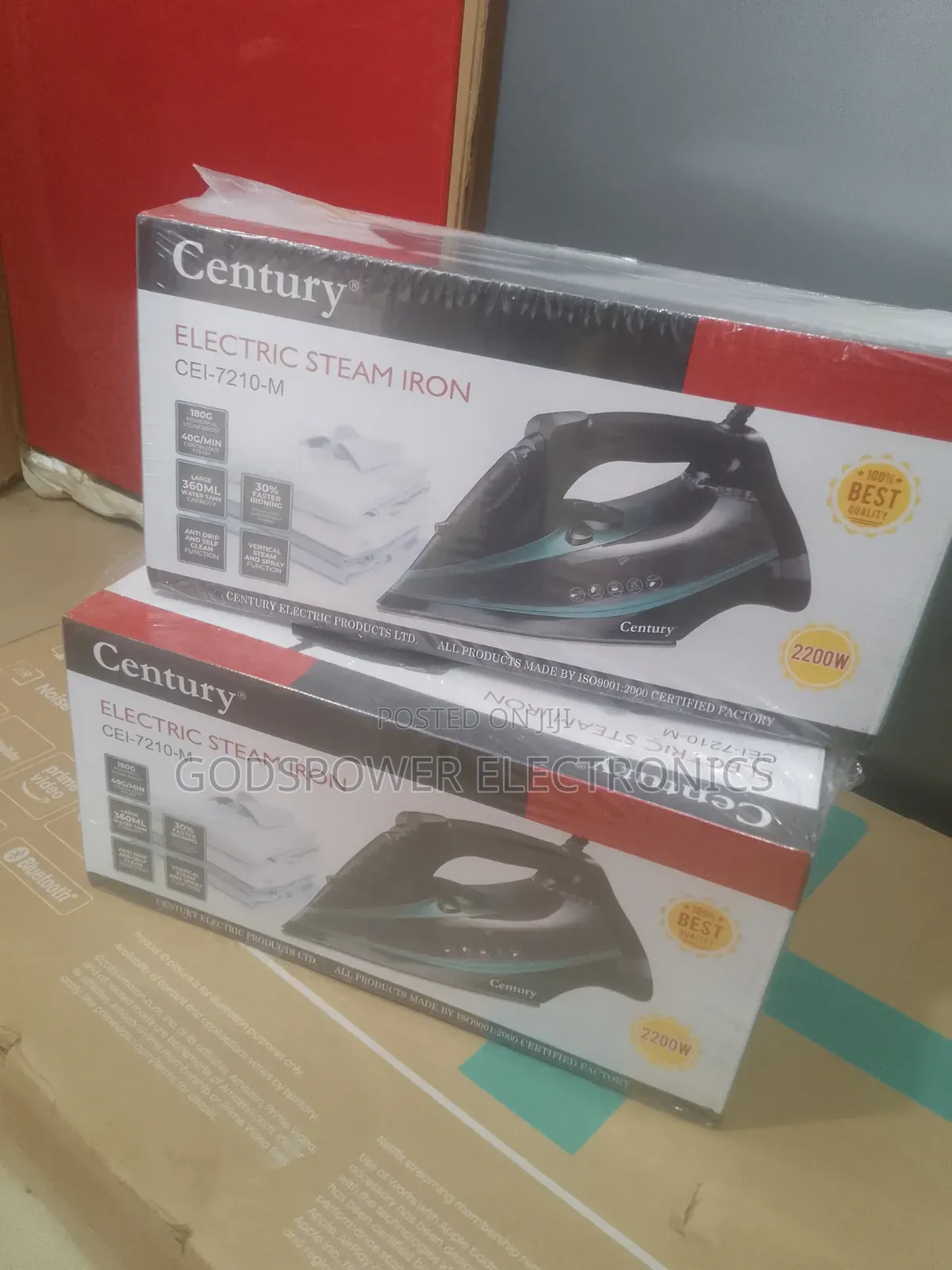 Century Industrial Electric Steam Iron