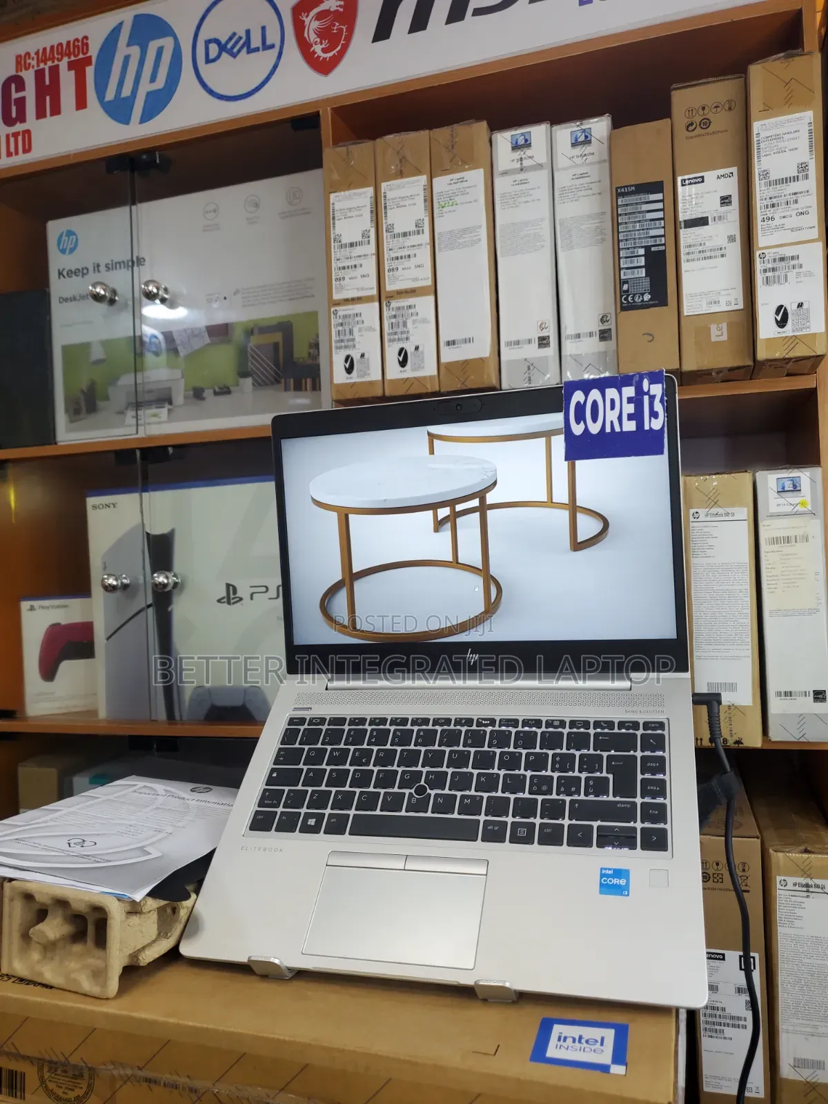 New Laptop HP EliteBook 840 G4 8GB Intel Core i3 SSD 256GB