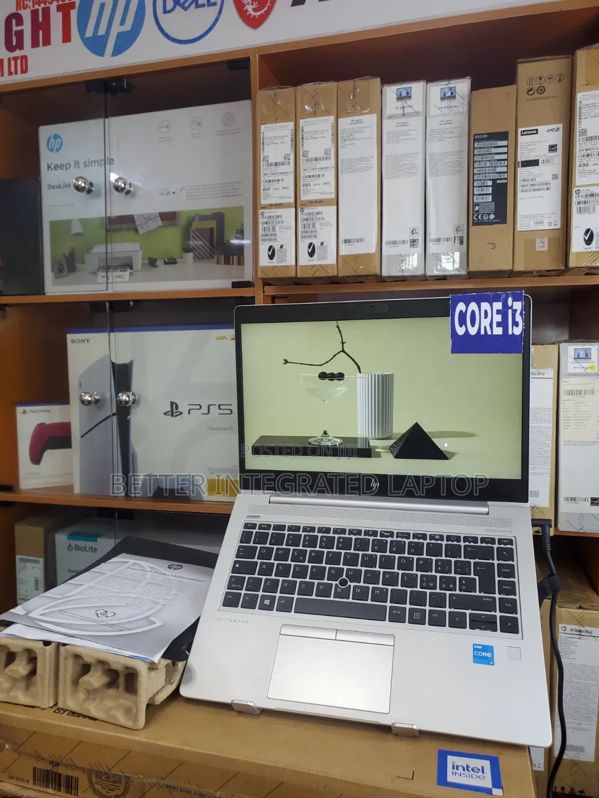 New Laptop HP EliteBook 840 G4 8GB Intel Core i3 SSD 256GB