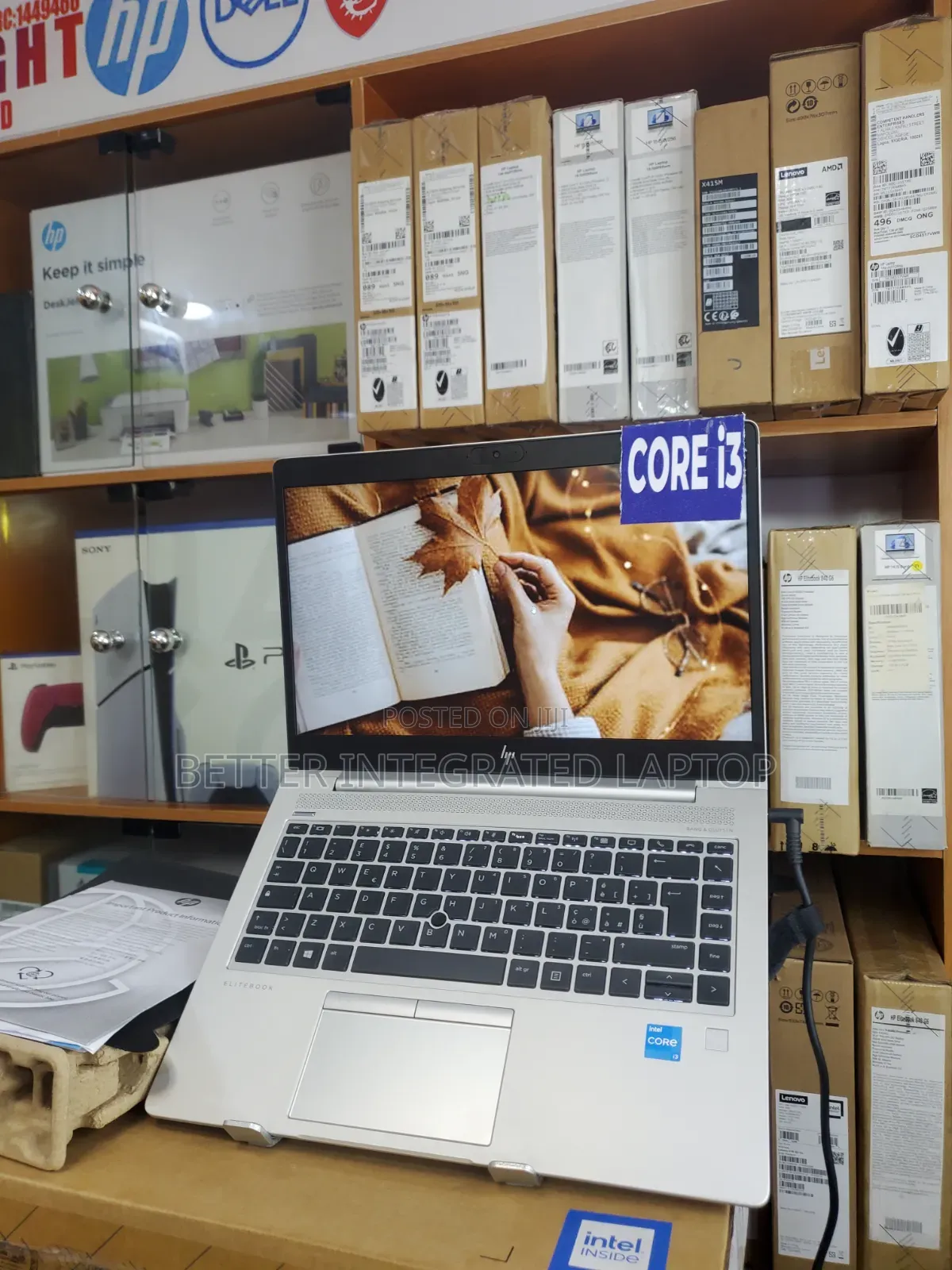 New Laptop HP EliteBook 840 G4 12GB Intel Core i3 SSD 256GB
