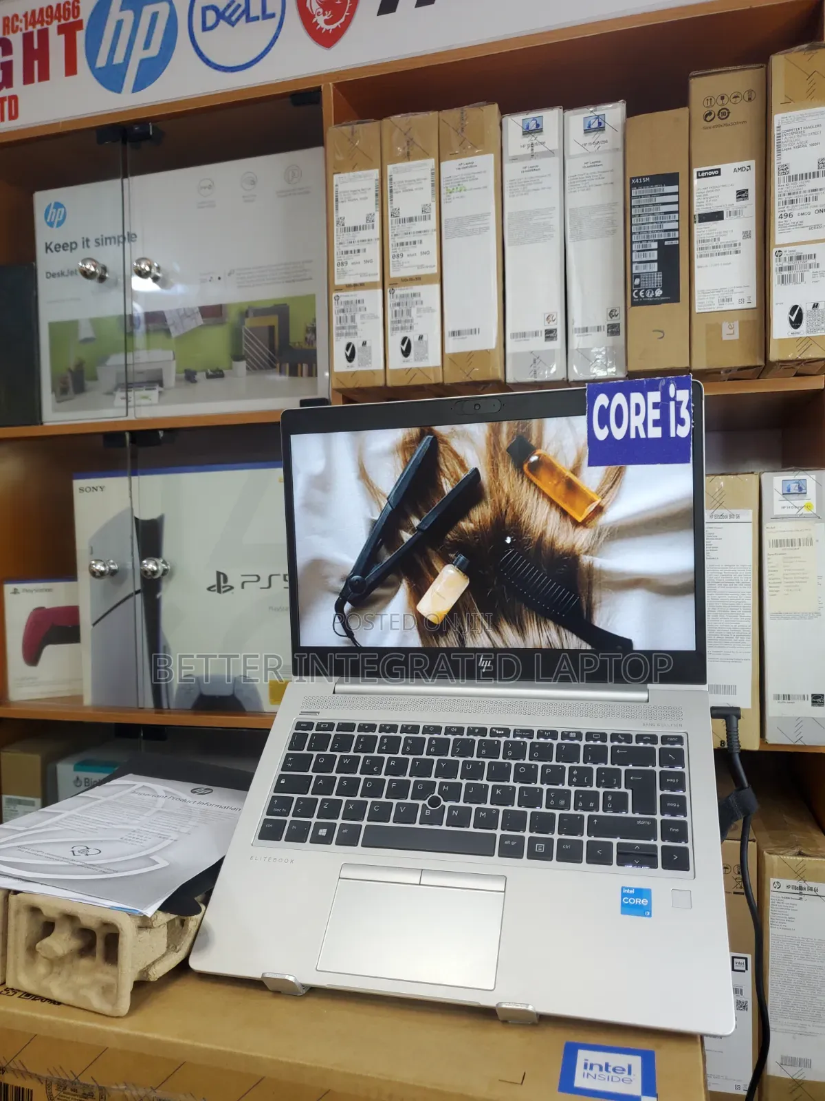 New Laptop HP EliteBook 840 G4 12GB Intel Core i3 SSD 256GB