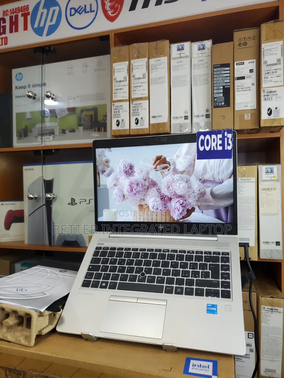 New Laptop HP EliteBook 840 G4 12GB Intel Core i3 SSD 256GB
